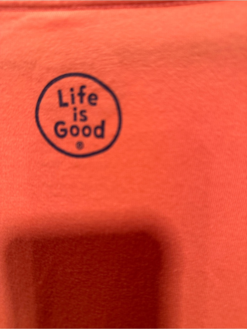 Life Is Good Orange Short-Sleeve 'Happy Place' Palm Graphic Tee XXL - Picture 5 of 7